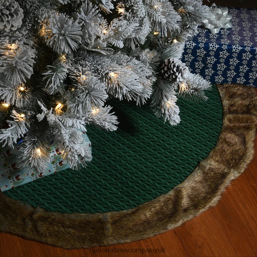decoration | National Tree Company 52\ Rural Homestead Collection Quilted Tree Skirt F2L4F580